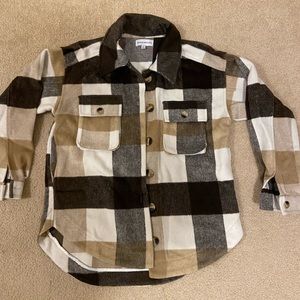 Melrose With Love, small, Taupe Shacket